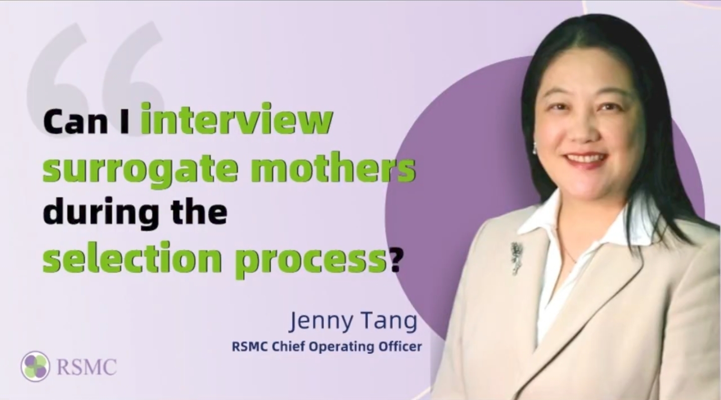 Is it possible to have face-to-face interviews with surrogate mothers during the selection process?